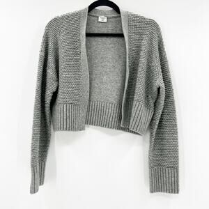 Abercrombie and Fitch Grey‎ Cropped Cardigan 2XS